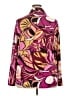 Inner Circle Inc. Print Burgundy Long Sleeve Blouse Size 2X - photo 2