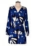 dalia 100% Polyester Print Blue Romper Size 8 - photo 1