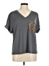 Shein 100% Polyester Animal Print Gray Short Sleeve T-Shirt Size 8 - 10 - photo 1