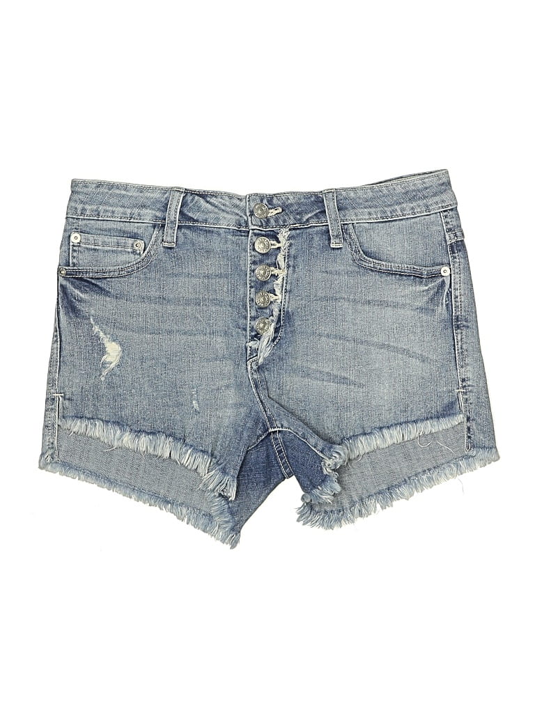 Pre-owned Just Usa Denim Shorts In Blue