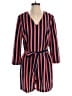 Banana Republic 100% Polyester Stripes Red Romper Size 8 - photo 1