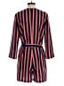 Banana Republic 100% Polyester Stripes Red Romper Size 8 - photo 2