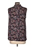 Octavia 100% Polyester Paisley Black Sleeveless Blouse Size L - photo 2