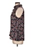 Octavia 100% Polyester Paisley Black Sleeveless Blouse Size L - photo 5