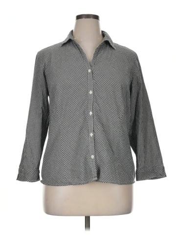 SONOMA life + style 3/4 Sleeve Button-Down Shirt (view 1)