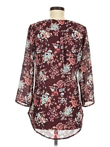 J for Justify 3/4 Sleeve Blouse (view 2)