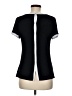 Anne Klein Black Short Sleeve Top Size M - photo 2