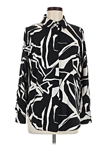 DKNY Long Sleeve Blouse (view 1)