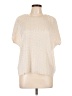 TanJay 100% Polyester Ivory Short Sleeve Turtleneck Size L - photo 1