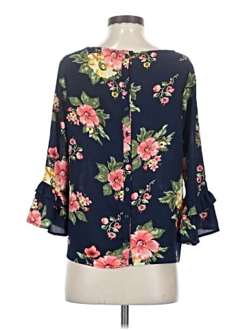 Olivia Moon 3/4 Sleeve Blouse (view 2)