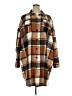 In'Voland 100% Polyester Plaid Brown Coat Size 26 - photo 1