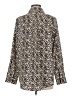 ACOA collection 100% Polyester Animal Print Silver Long Sleeve Blouse Size M - photo 2