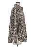ACOA collection 100% Polyester Animal Print Silver Long Sleeve Blouse Size M - photo 4