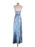 BCBGMAXAZRIA 100% Polyester Blue Cocktail Dress Size 2 - photo 2