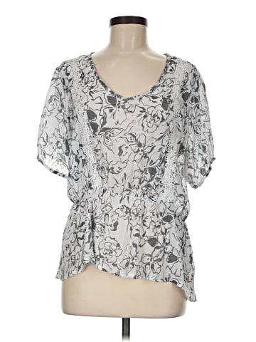 Adrienne Vittadini Short Sleeve Blouse (view 1)