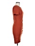 Shein Solid Orange Casual Dress Size M - photo 4