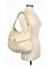 Ann Taylor LOFT 100% Leather Chevron-herringbone Ivory Leather Hobo One size - photo 2