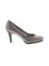 AK Anne Klein Gray Silver Heels Size 8 1/2 - photo 1