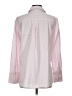 Max Studio 100% Cotton Stripes Pink Long Sleeve Button-Down Shirt Size S - photo 2