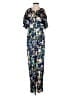 Tanya Taylor 100% Polyester Blue Jumpsuit Size 2 - photo 1