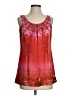 CAbi 100% Silk Red Sleeveless Silk Top Size S - photo 1