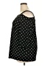 Woman Within Polka Dots Black 3/4 Sleeve Top Size 18 (L) - photo 5