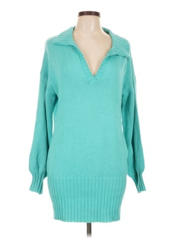 Blue Blush Pullover Sweater (view 1)