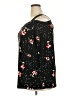 Woman Within Floral Black 3/4 Sleeve Top Size 18 (L) - photo 5
