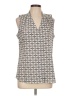 Van Heusen 100% Polyester Gray Sleeveless Blouse Size L - photo 1