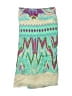 Coco + Carmen 100% Viscose Teal Tan Scarf One size - photo 2