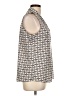 Van Heusen 100% Polyester Gray Sleeveless Blouse Size L - photo 4