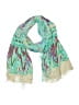 Coco + Carmen 100% Viscose Teal Tan Scarf One size - photo 1