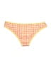 Caroline Constas Checkered-gingham Orange Swimsuit Bottoms Size XS - photo 2
