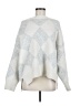 Sincerely Jules Argyle White Pullover Sweater Size M - photo 1