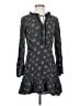 Ann Taylor LOFT 100% Polyester Gray Casual Dress Size 2 - photo 1
