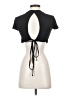 Bershka Black Short Sleeve Turtleneck Size XS - photo 2