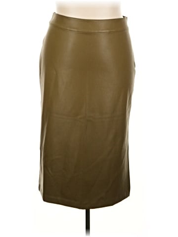 Halogen Faux Leather Skirt (view 1)