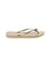 Havaianas Tan Gold Flip Flops Size EU 39 - photo 1