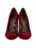 Merona 100% Leather Burgundy Heels Size 6 - photo 2