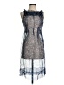 BCBGMAXAZRIA Runway Blue Cocktail Dress Size S - photo 1