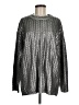 Topshop Metallic Silver Pullover Sweater Size 8 - photo 1