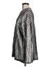 Topshop Metallic Silver Pullover Sweater Size 8 - photo 5