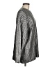 Topshop Metallic Silver Pullover Sweater Size 8 - photo 4