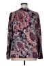 Croft & Barrow 100% Cotton Paisley Blue Pullover Sweater Size 1X - photo 2