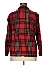 Target 100% Cotton Plaid Red Long Sleeve Button-Down Shirt Size XL - photo 2
