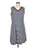 Chalet Stripes Gray Casual Dress Size L - photo 1