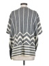 La Fee Verte Chevron-herringbone Gray Poncho Size S - photo 2
