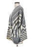 La Fee Verte Chevron-herringbone Gray Poncho Size S - photo 5