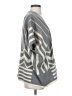 La Fee Verte Chevron-herringbone Gray Poncho Size S - photo 4