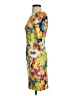 Catwalk Studio Print Yellow Cocktail Dress Size S - photo 5